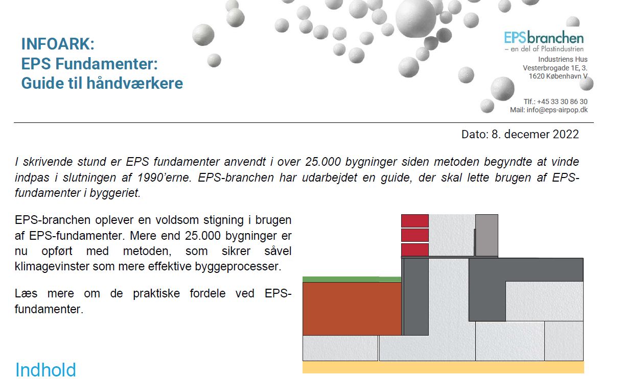 Infoark Fundamenter_december 2022 EPS Fundamenter – Guide til Håndværkere (December 2022)